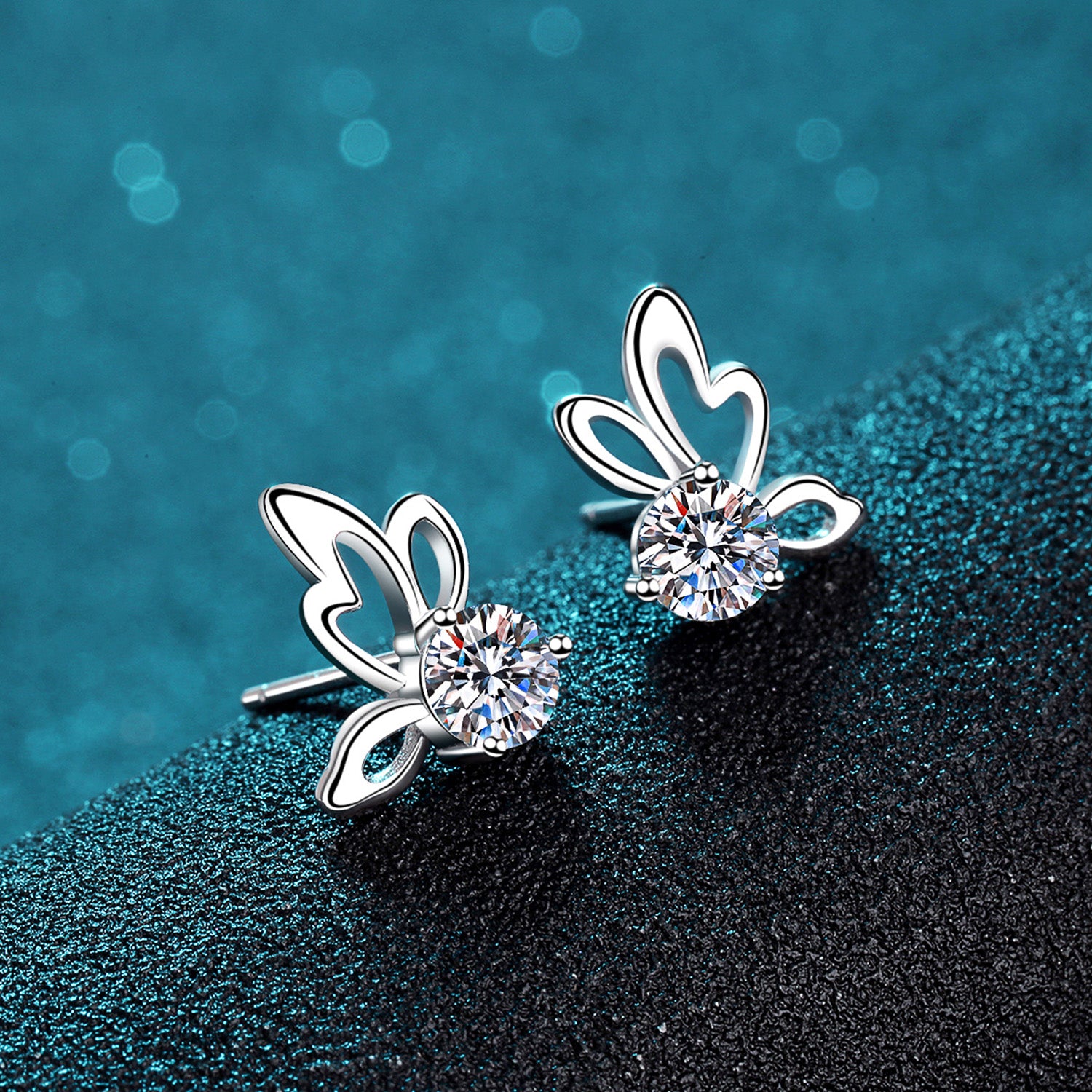 Butterfly Moissanite Earrings