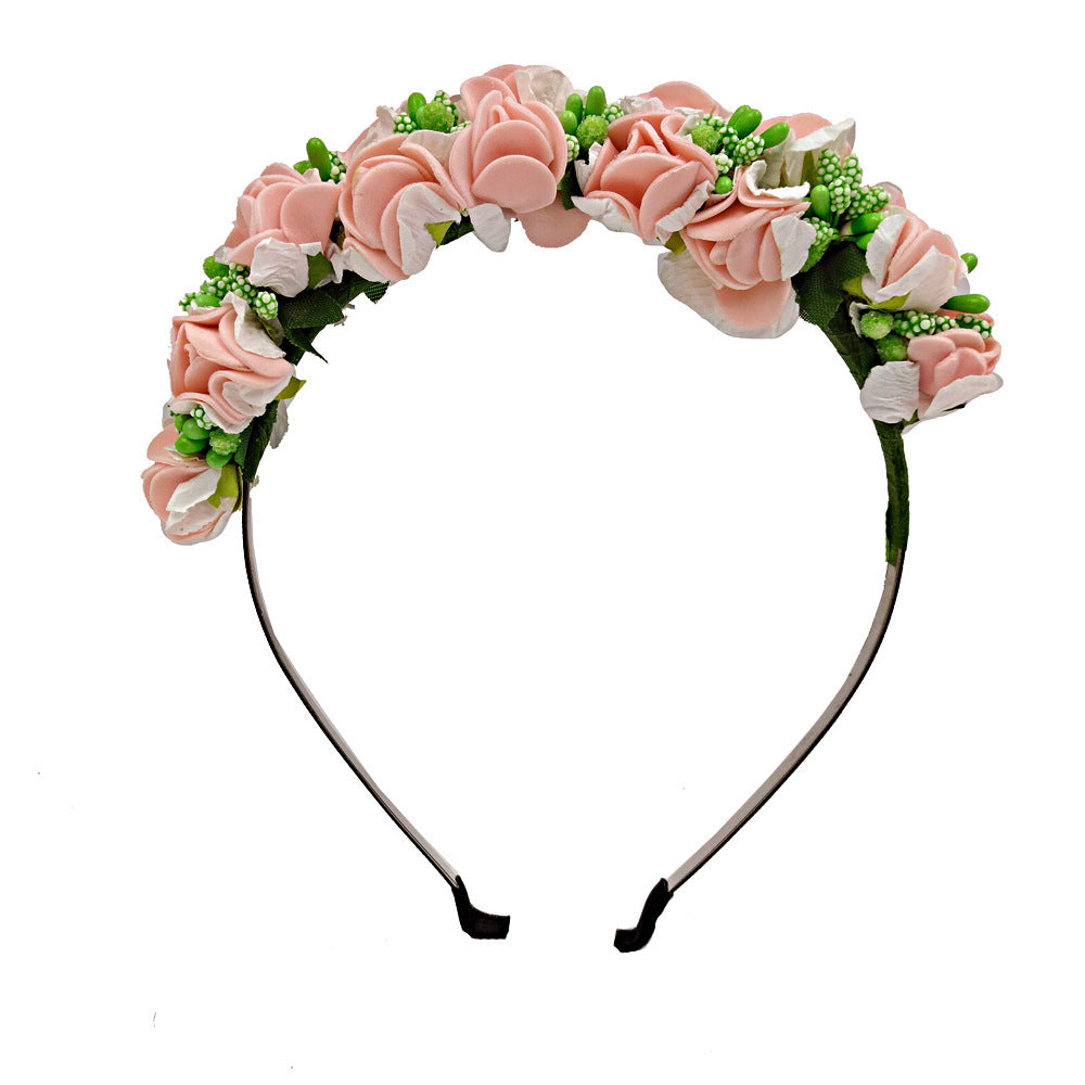 Bridal Flower Wreath Headband