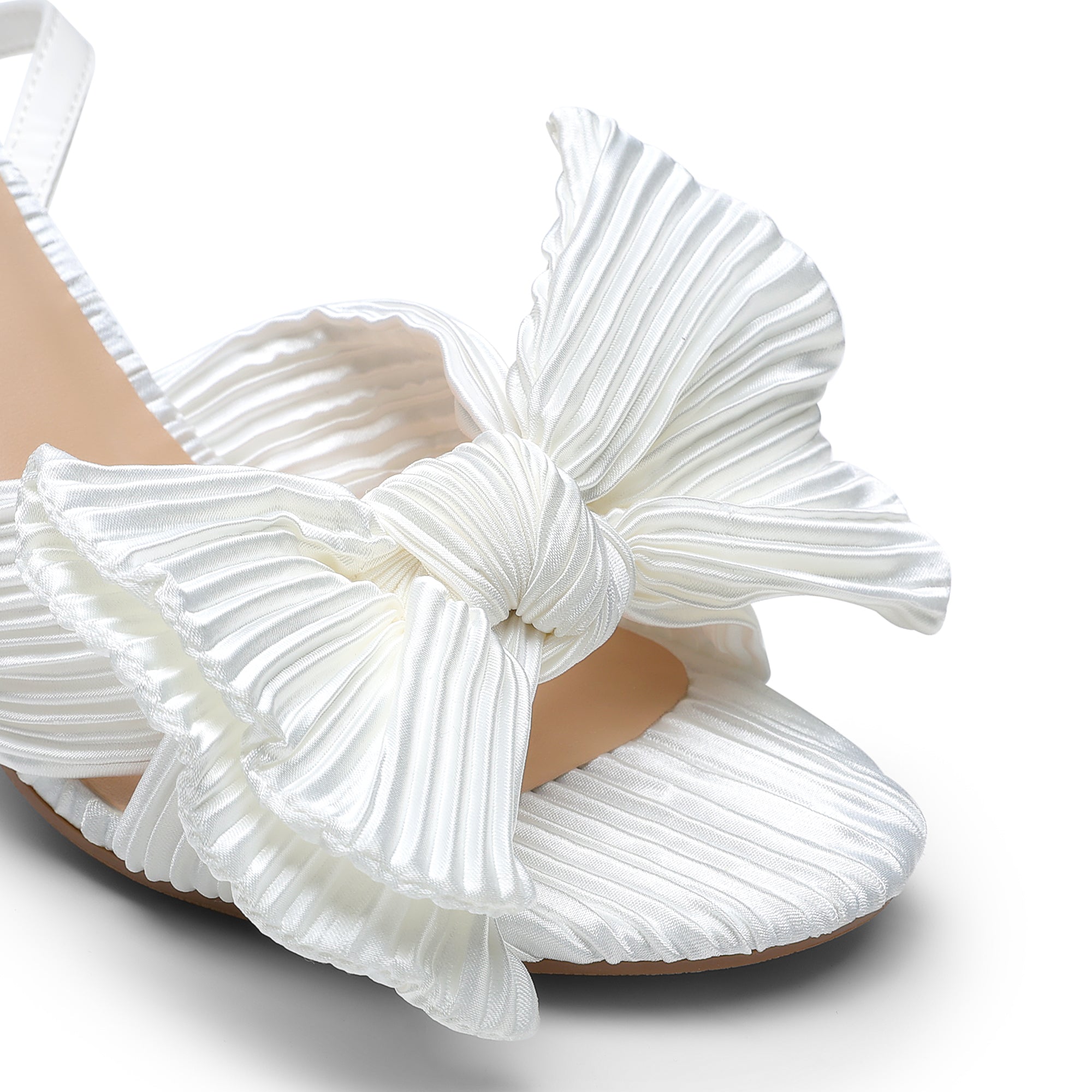 Bow Chunky Heels Dress Sandals