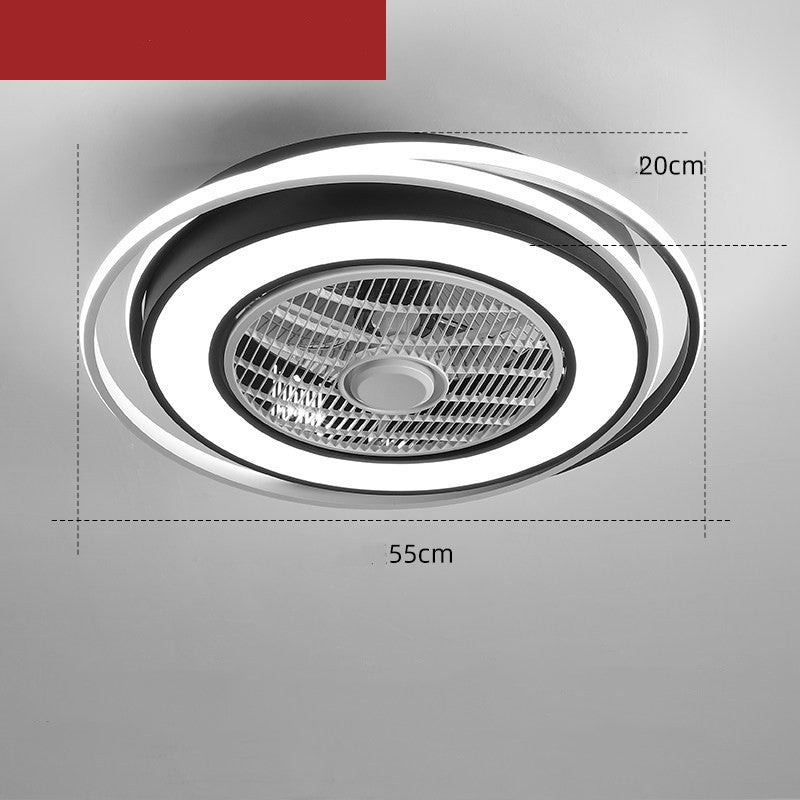 Round White Led Ceiling Fan Light