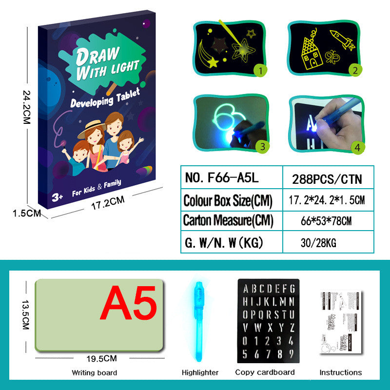 Educational 3D Magic 8 Light Effects Sketchpad