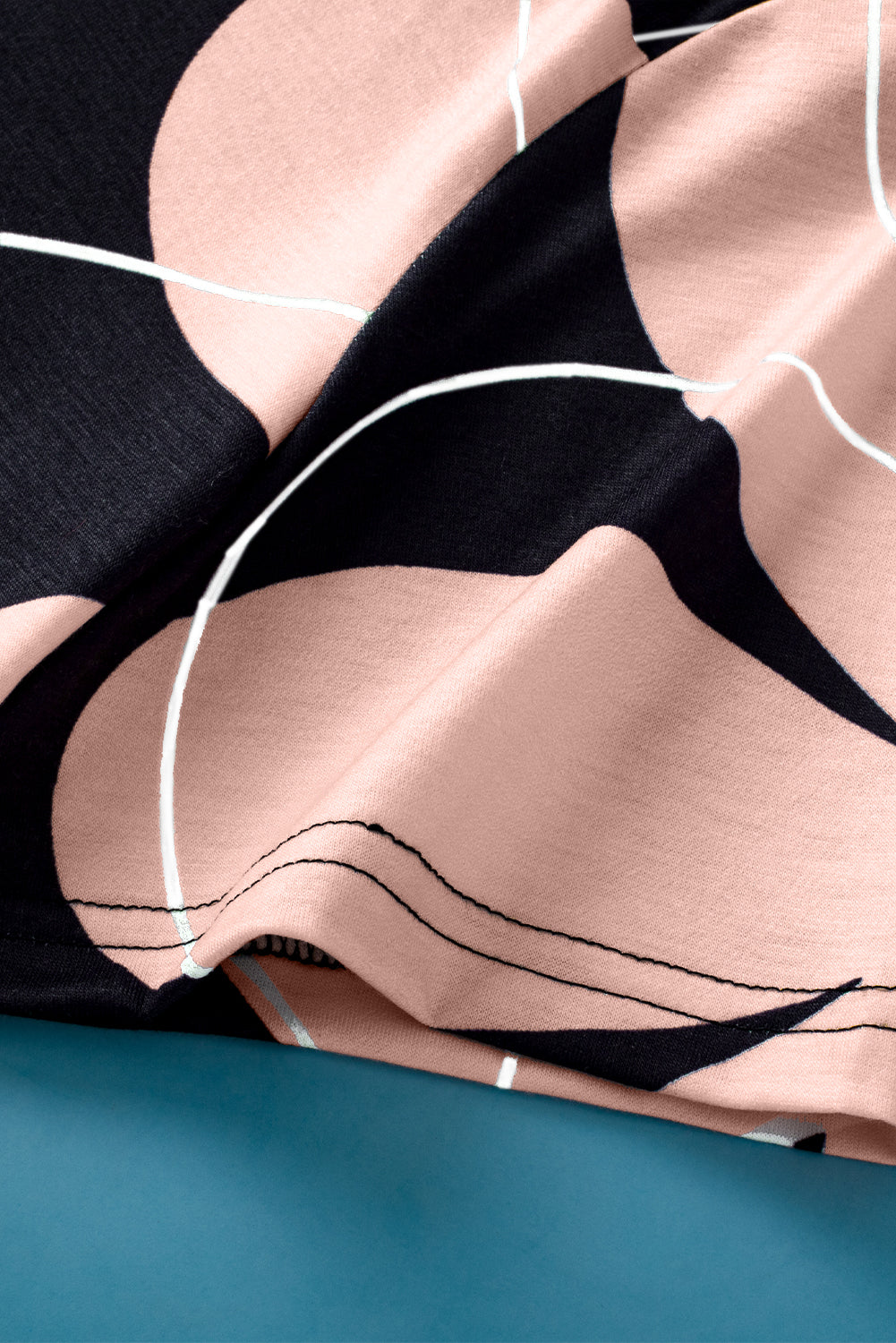 Black Flower T Shirt