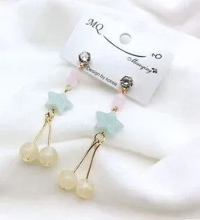 Trendy Hypoallergenic Stars & Hearts Earrings 9 Bazaare Mart Cute Puff Trend Earrings
