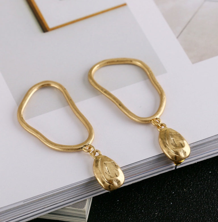 Abstract Drop Geo Earrings