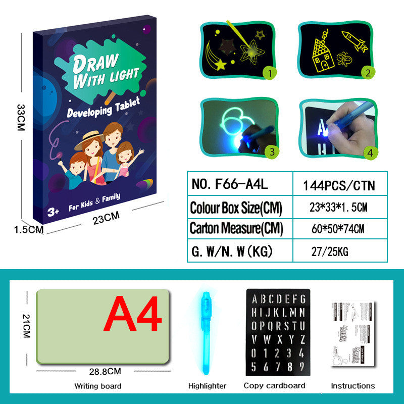 Educational 3D Magic 8 Light Effects Sketchpad