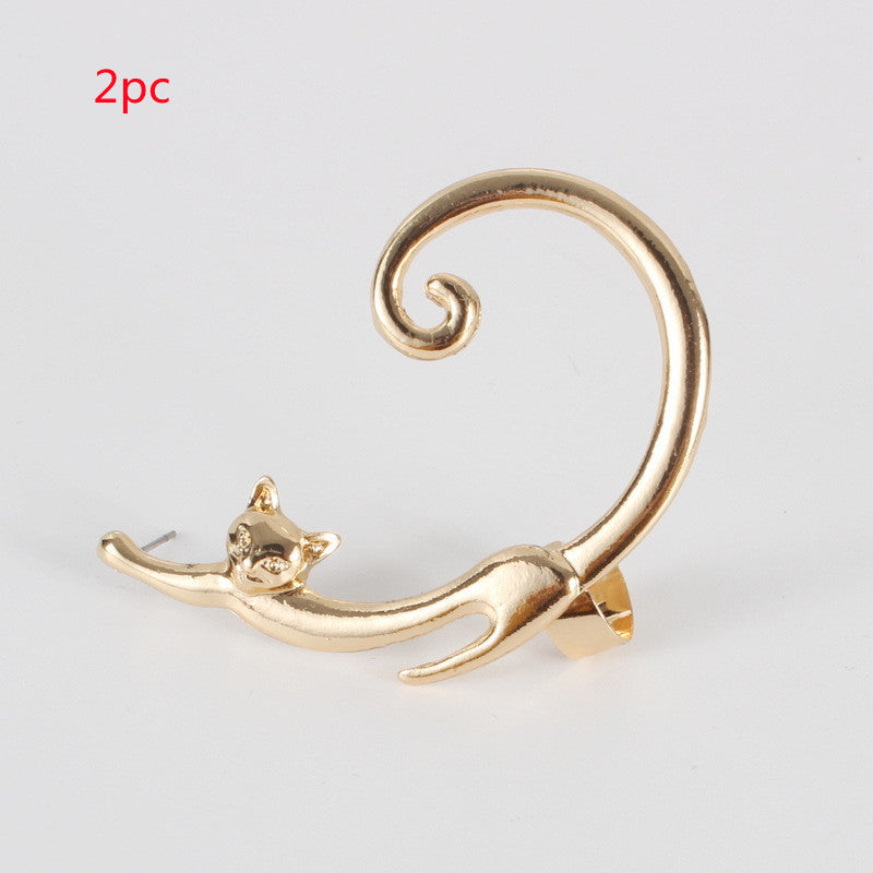Cat Post with Ear Cuff Ear Wrap