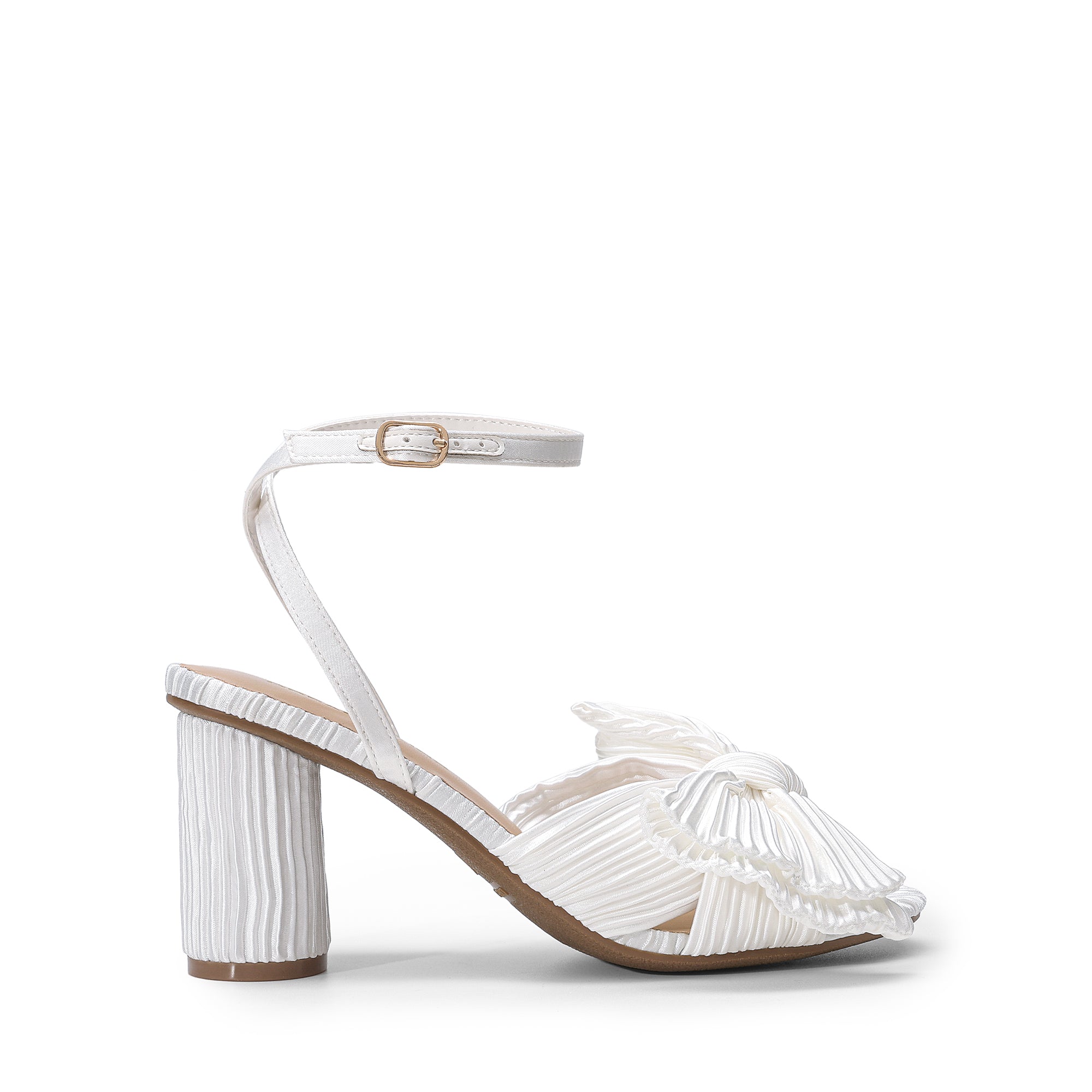 Bow Chunky Heels Dress Sandals