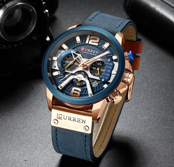 Leather Watch - Bazaare Mart