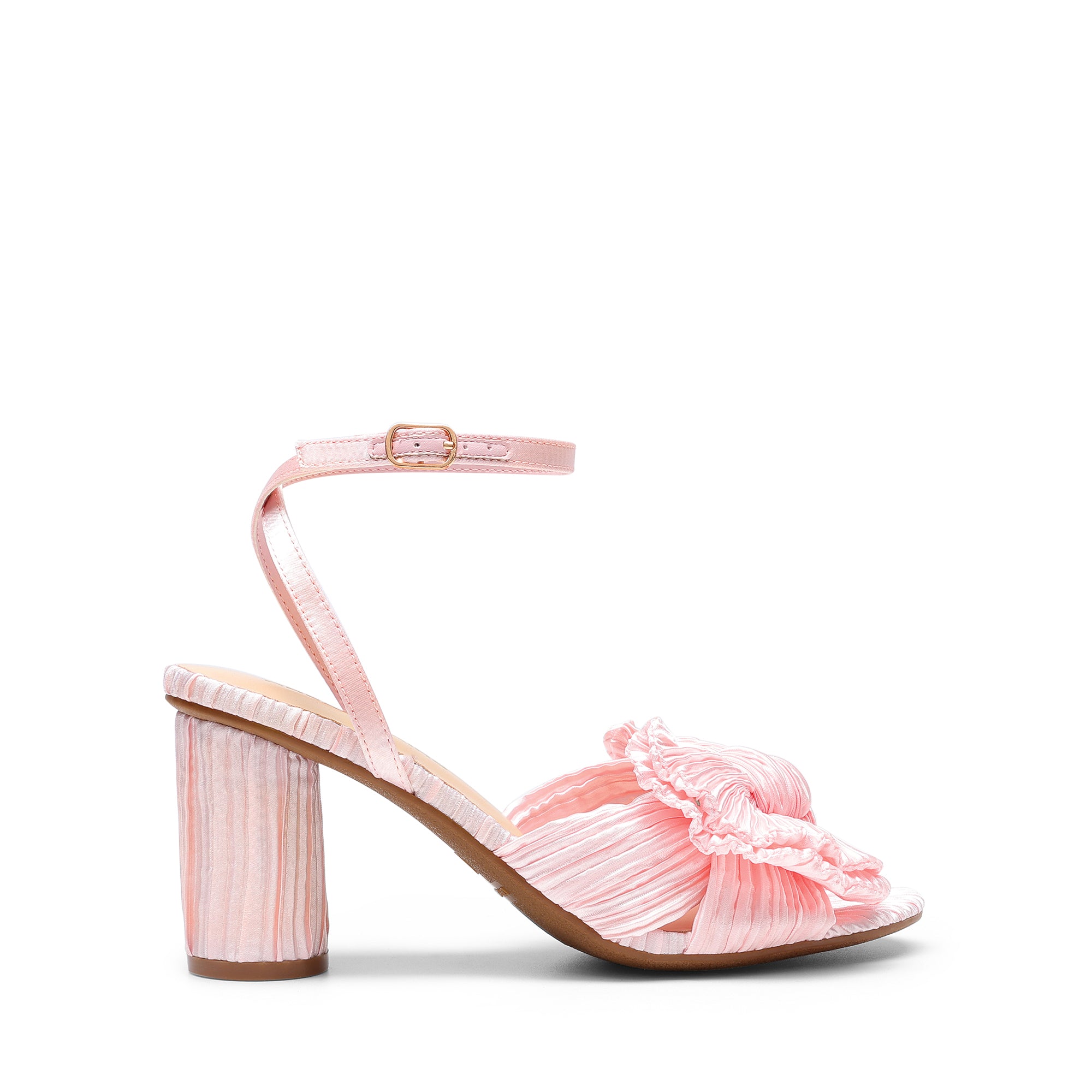 Bow Chunky Heels Dress Sandals