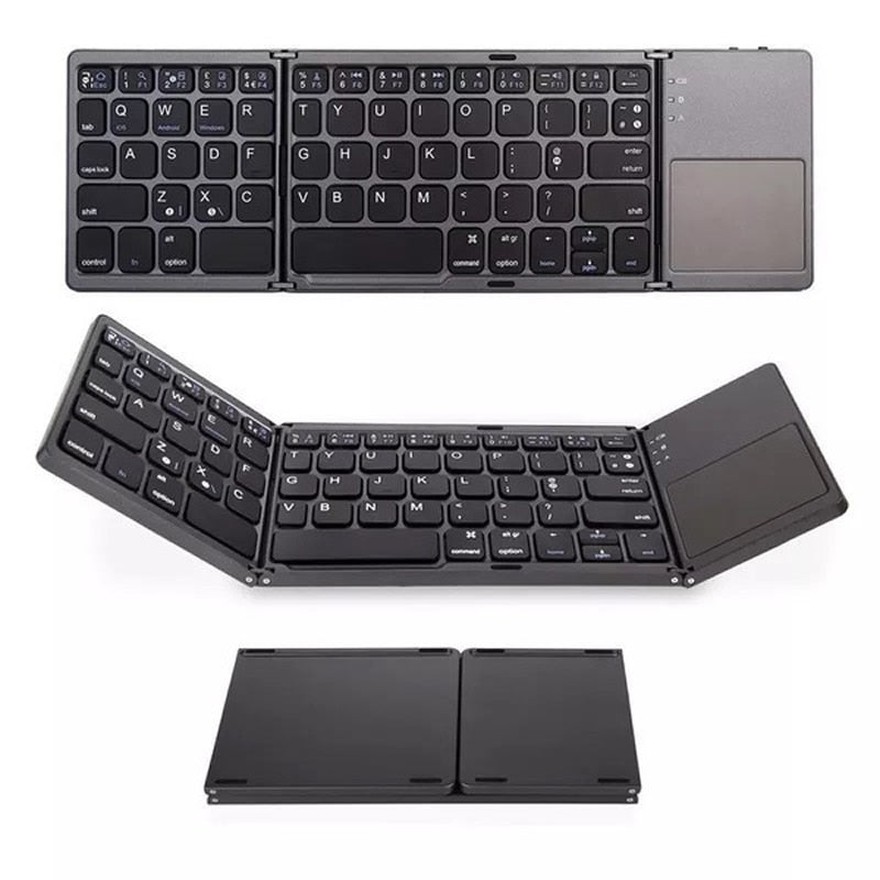 Bluetooth Keyboard With Touchpad - Bazaare Mart