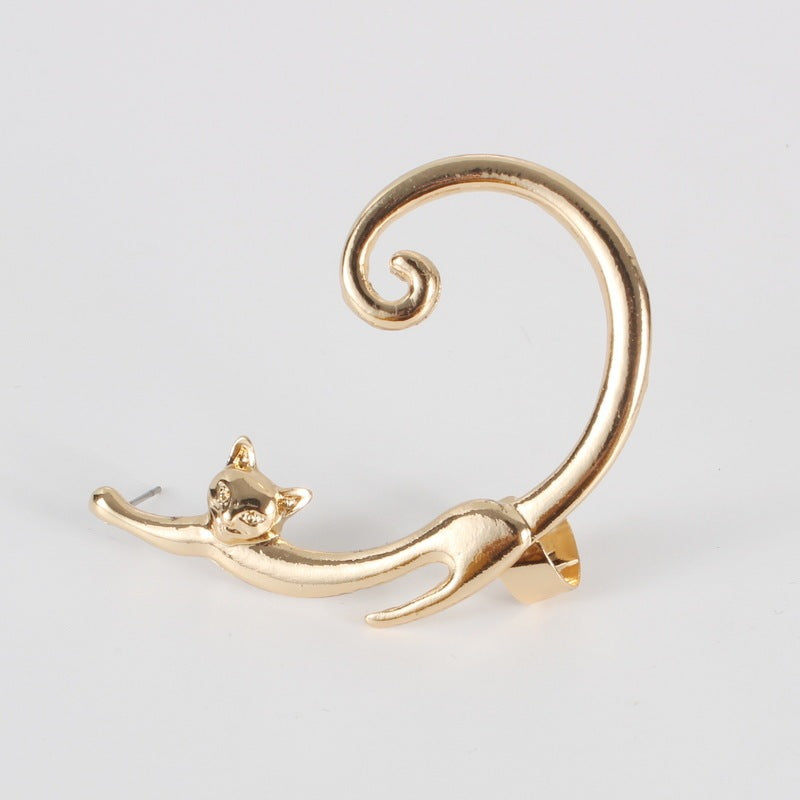 Cat Post with Ear Cuff Ear Wrap