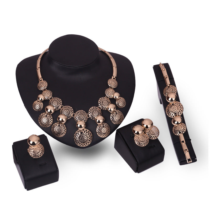 Copper Statement Jewelry Ensemble