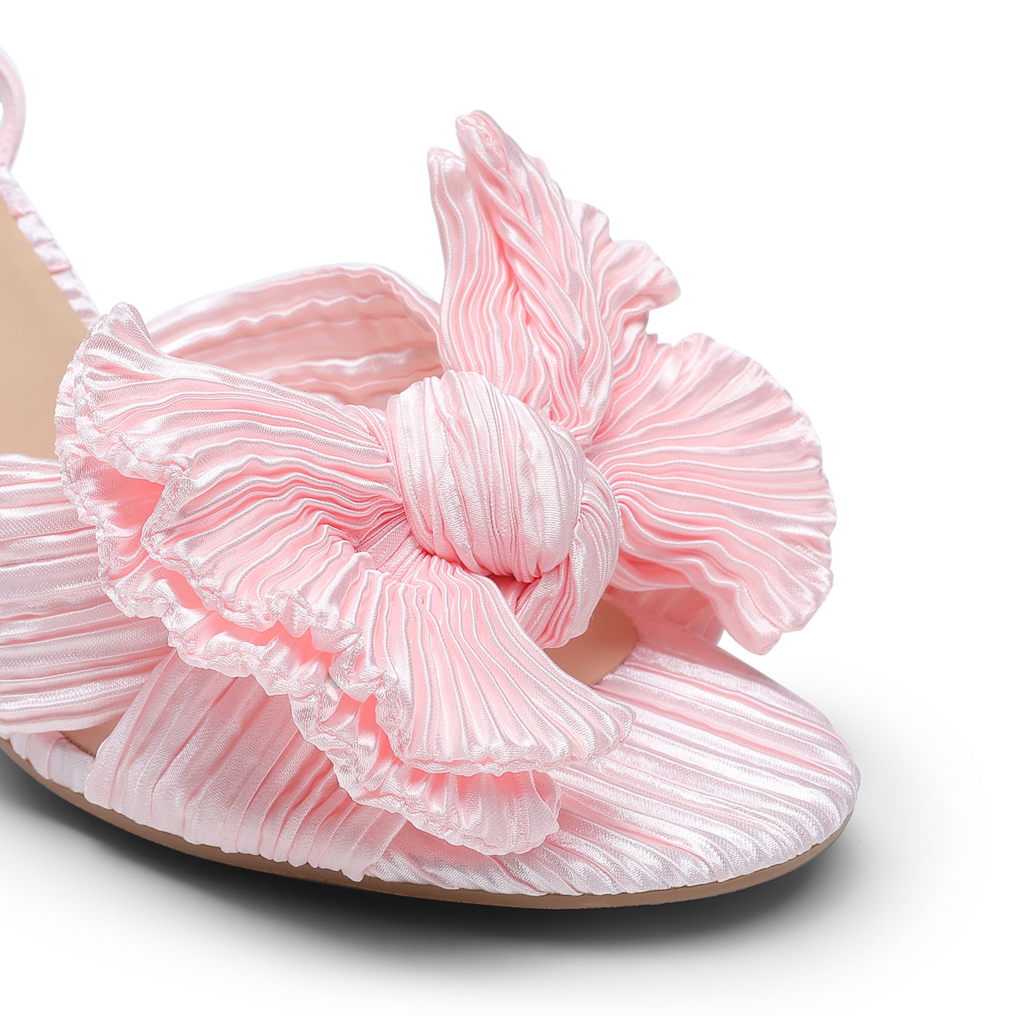 Bow Chunky Heels Dress Sandals