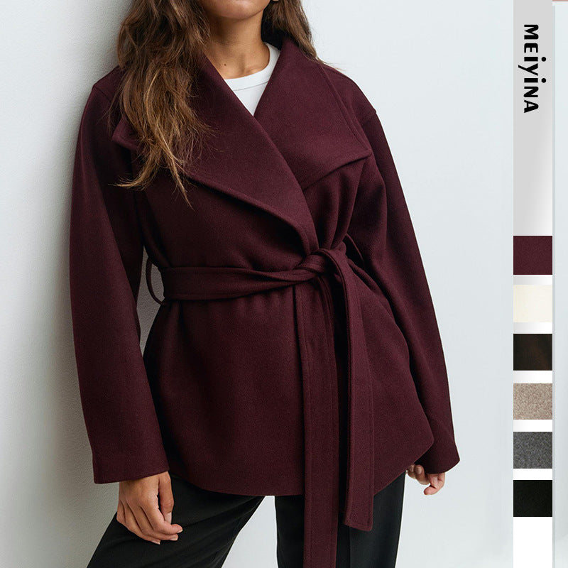 Classic Wrap Wool Coat