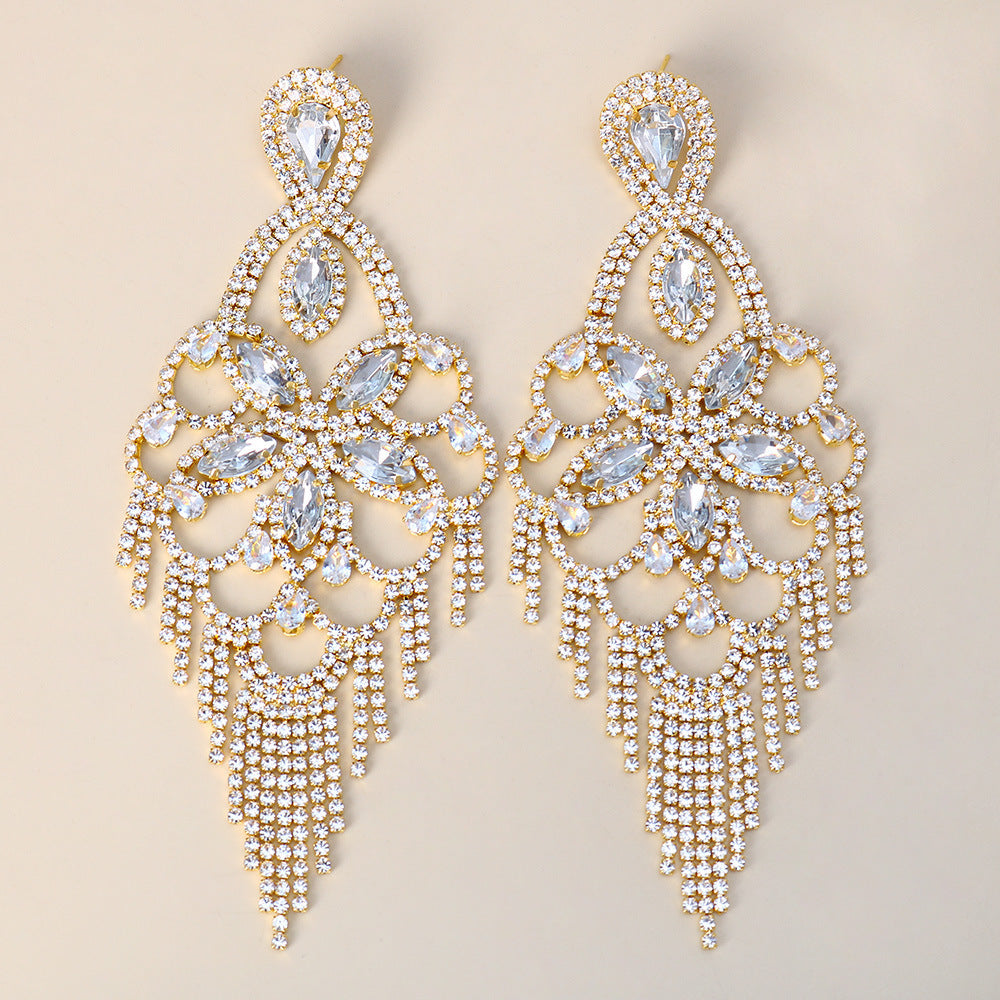 Long Chandelier Earrings