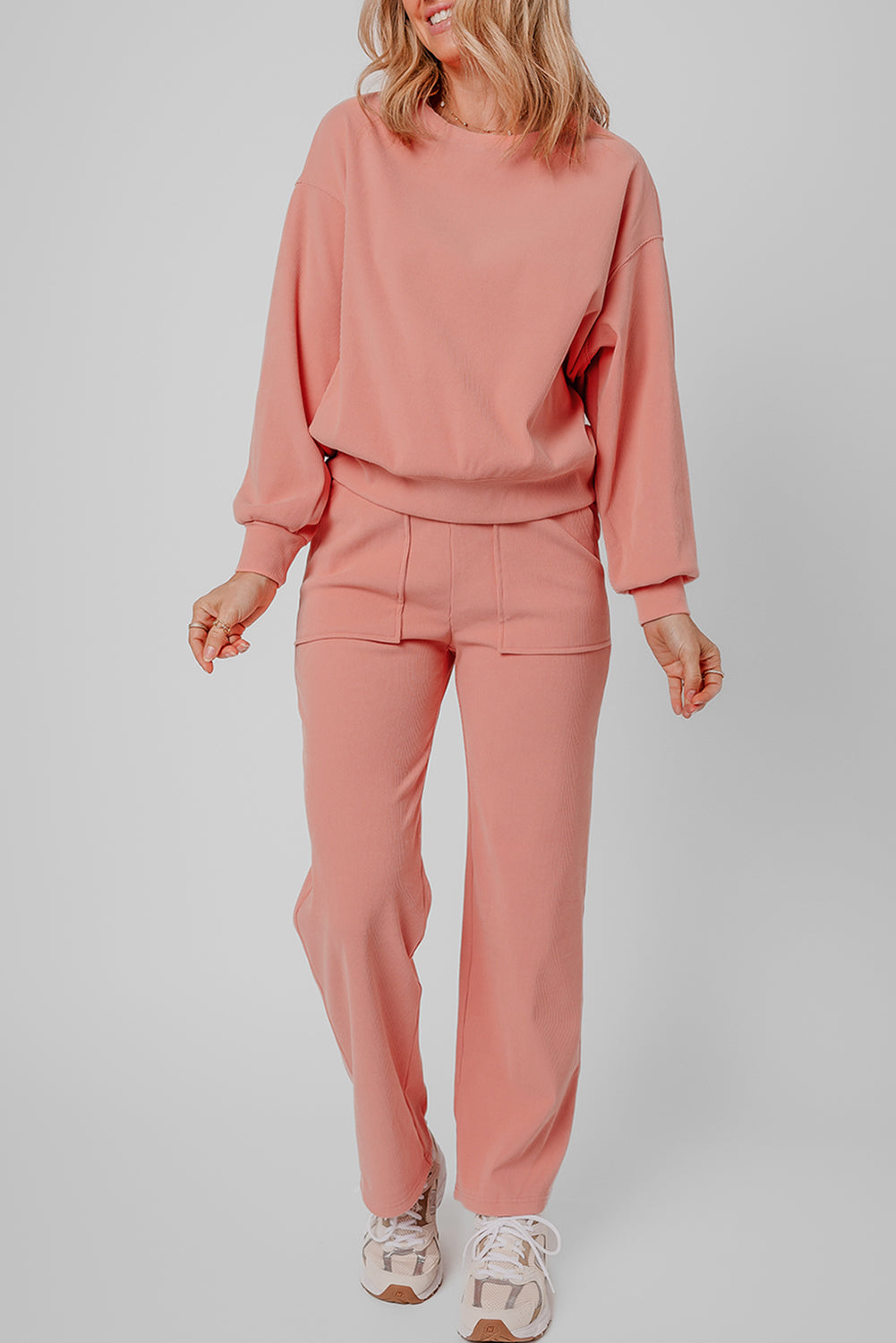 Blossom Ribbed Lounge Set