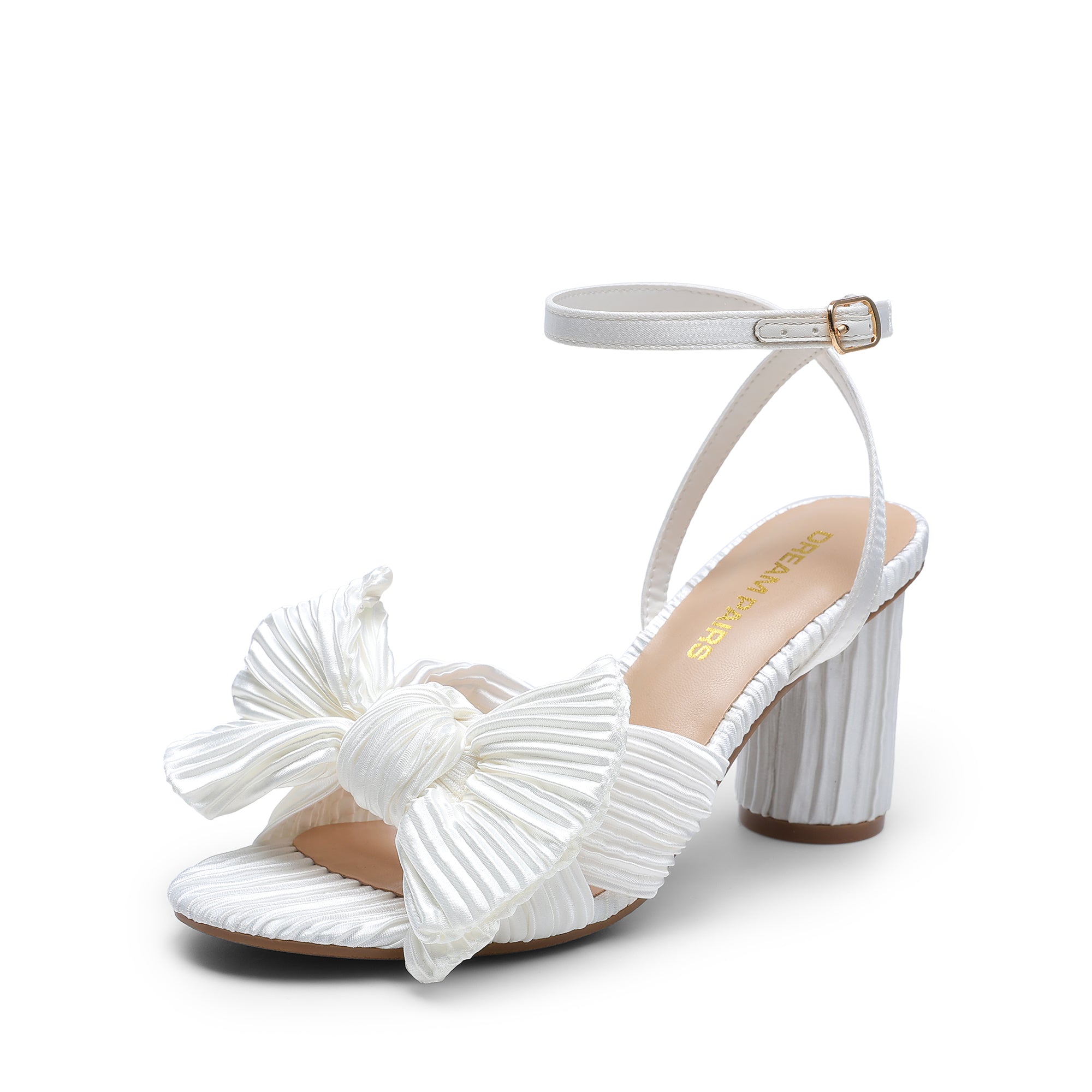 Bow Chunky Heels Dress Sandals