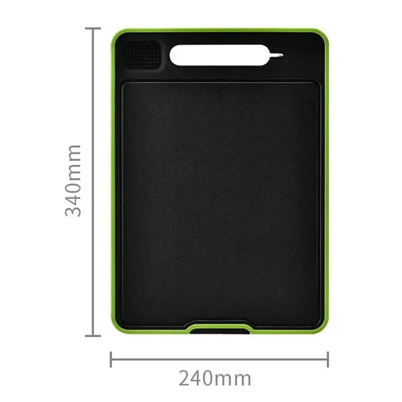 4 in 1 Double-Sided Thawing Cutting Board Black Bazaare Mart Cutting Board
