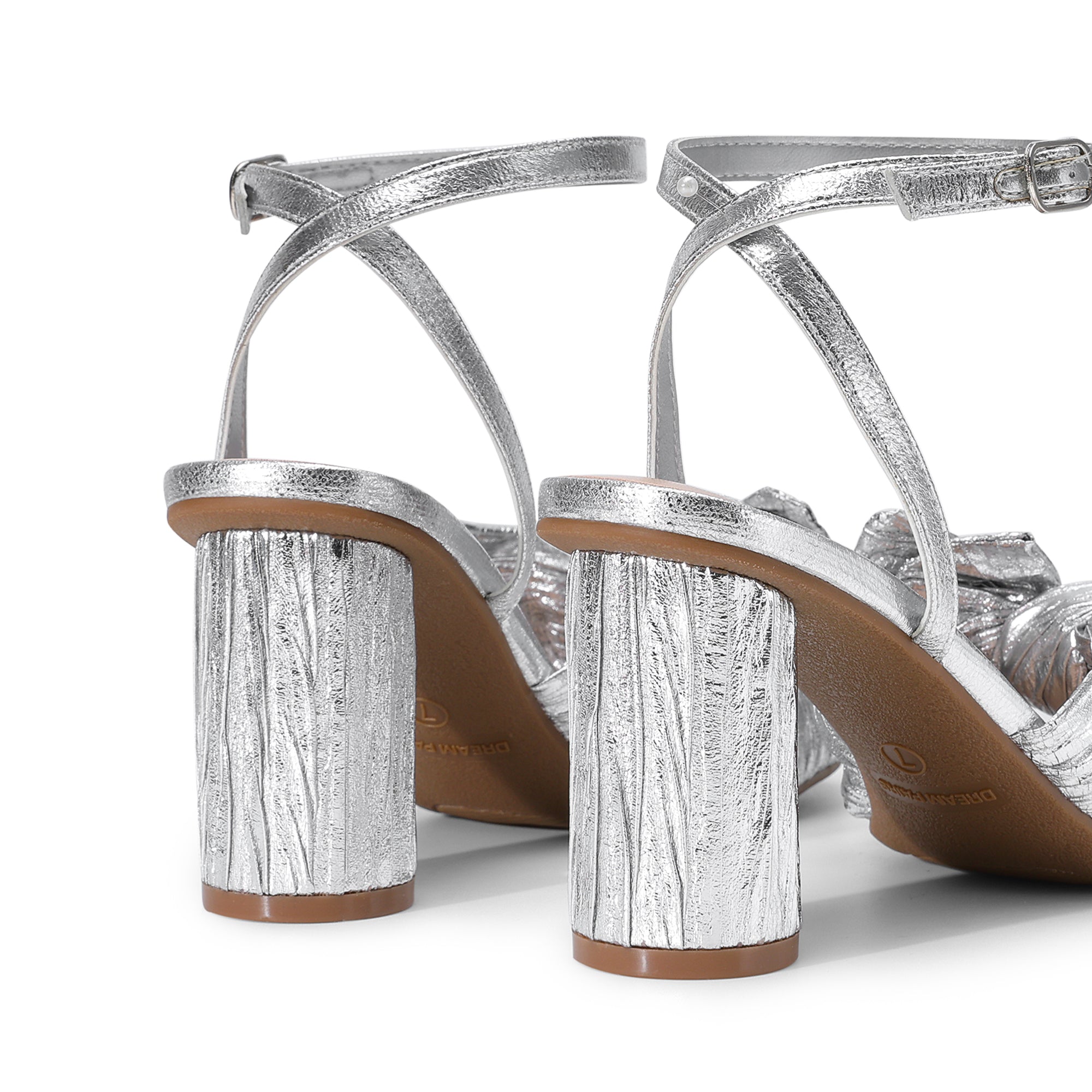 Bow Chunky Heels Dress Sandals