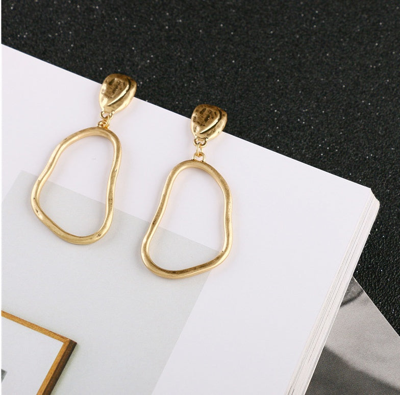 Abstract Drop Geo Earrings