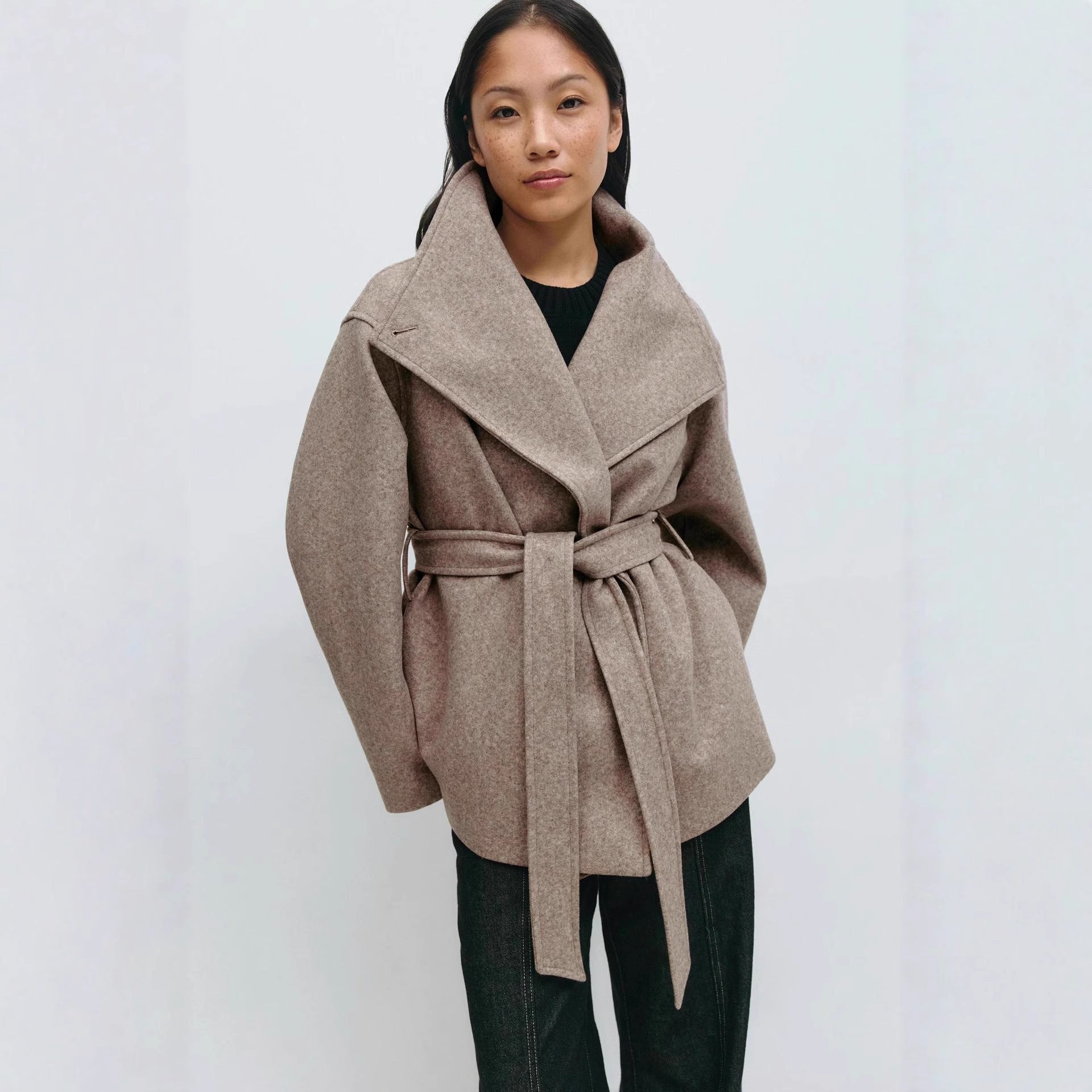 Classic Wrap Wool Coat