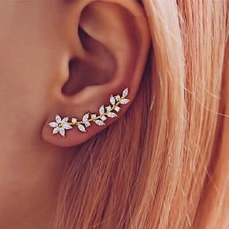 Internet Celebrity Rhinestone Earrings