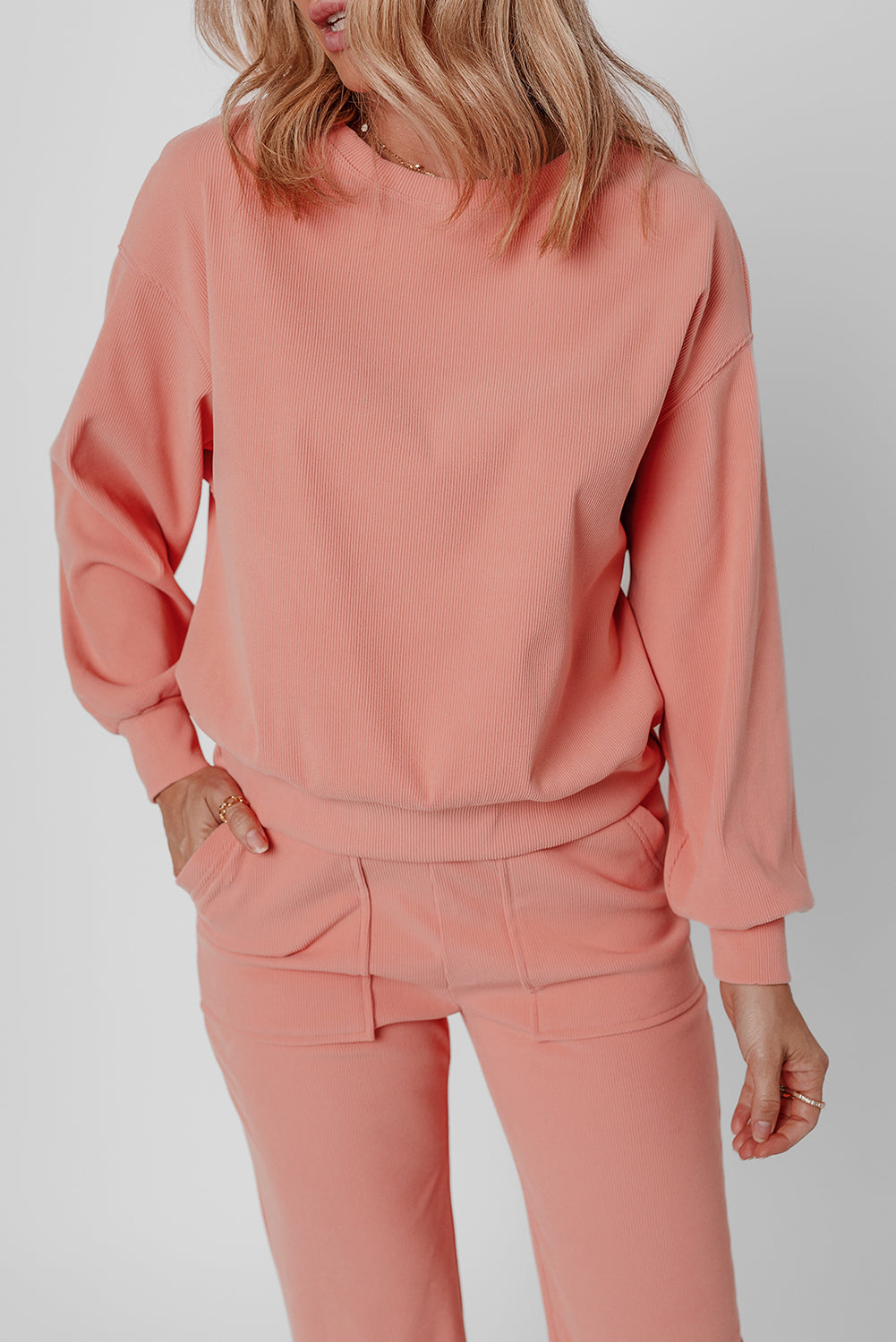 Blossom Ribbed Lounge Set