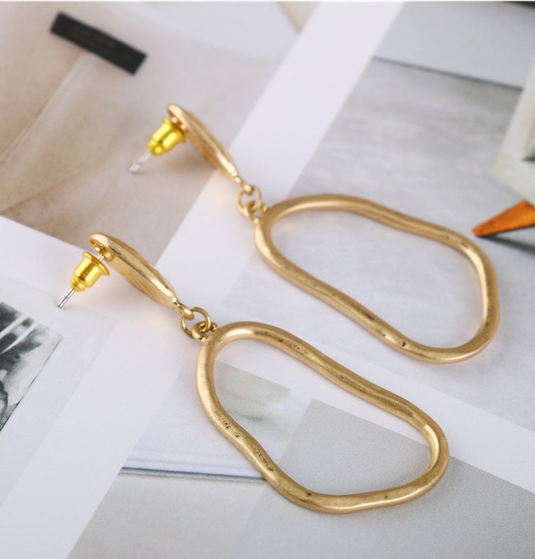 Abstract Drop Geo Earrings