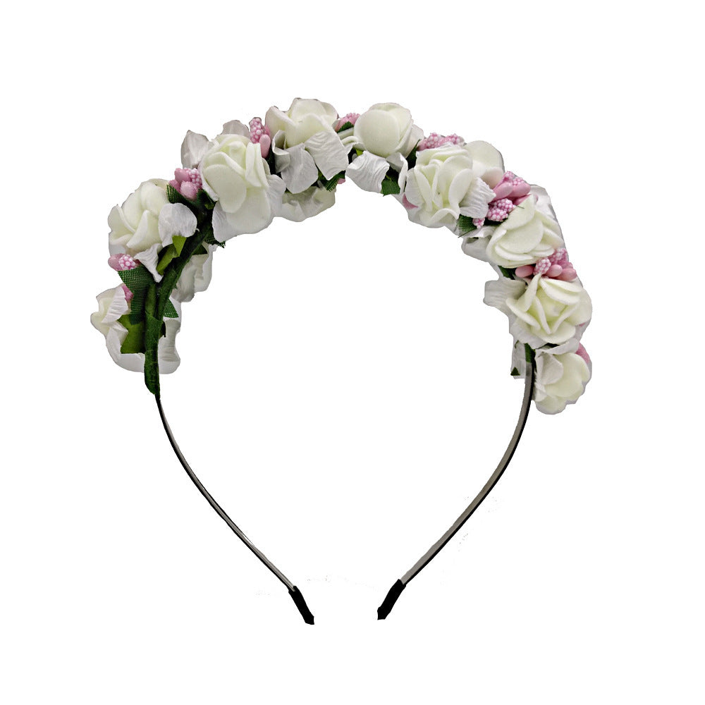 Bridal Flower Wreath Headband