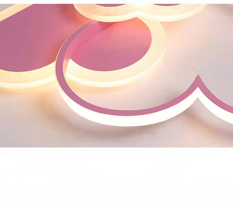 Pink Hearts Ceiling Lamp