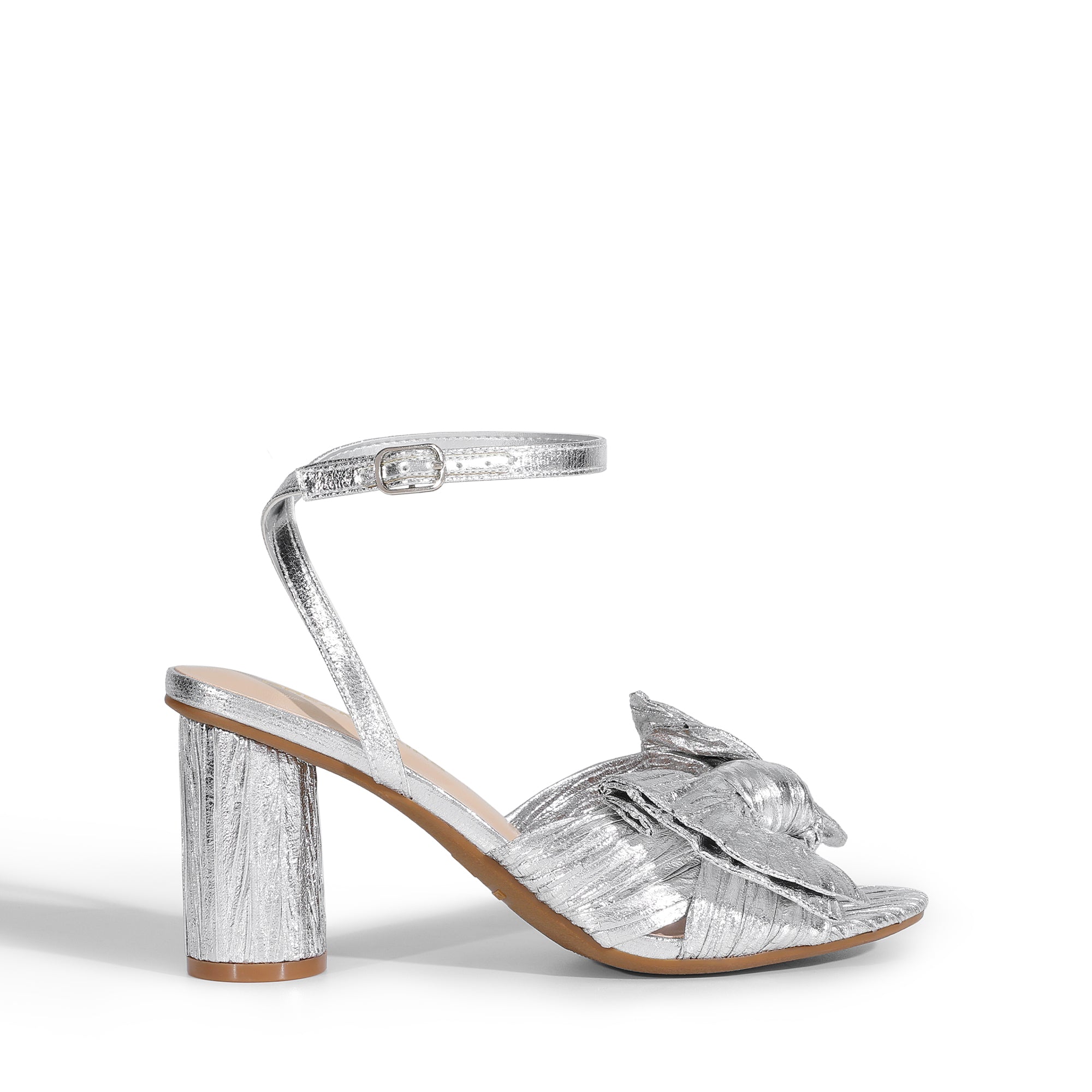 Bow Chunky Heels Dress Sandals