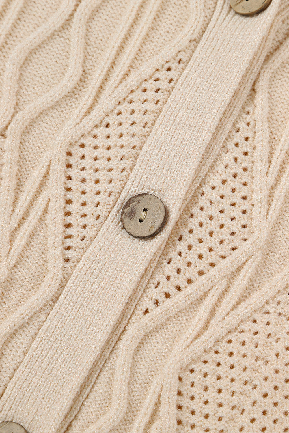 Apricot Plus Size Cardigan