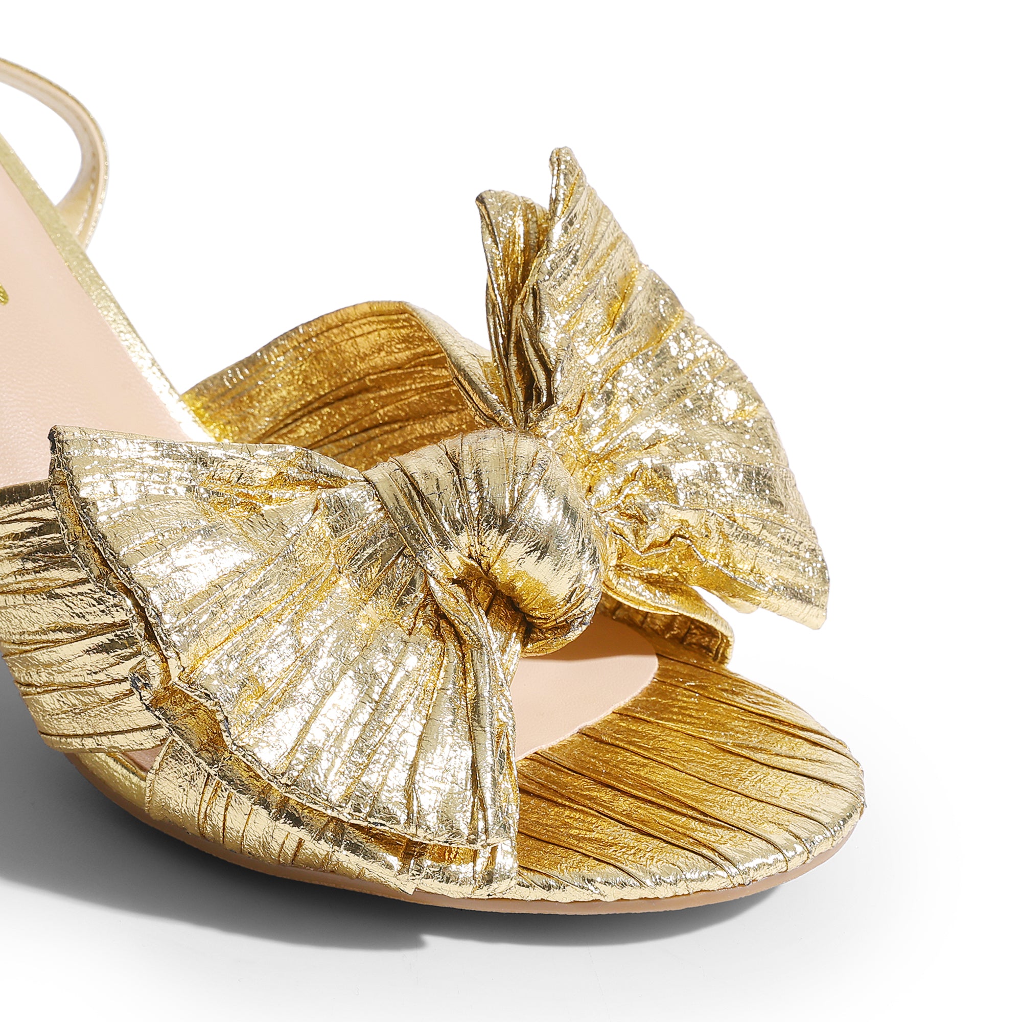 Bow Chunky Heels Dress Sandals