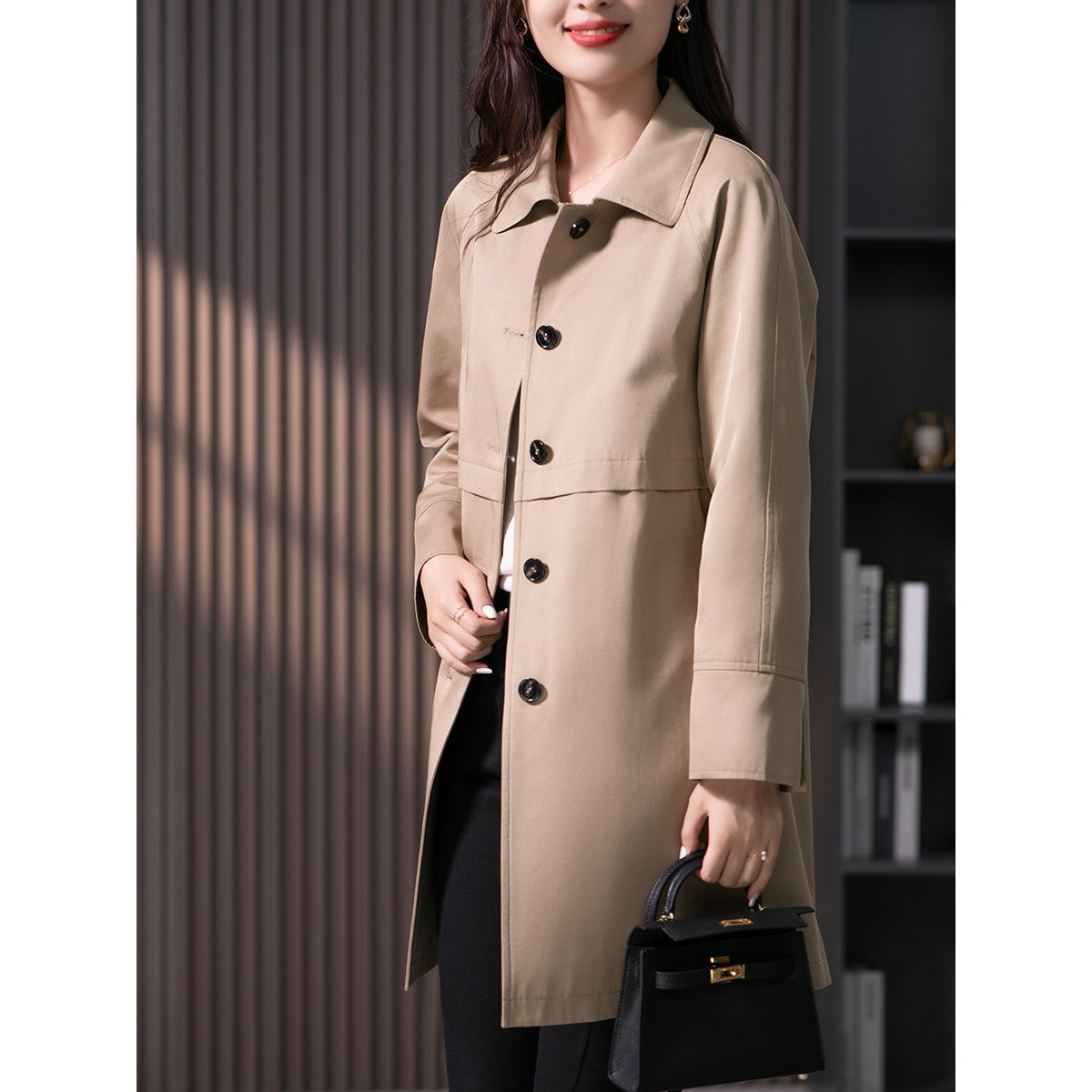 British Mid-length Trench Coat
