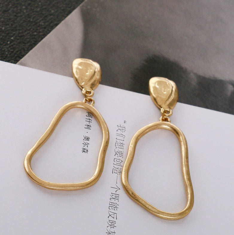 Abstract Drop Geo Earrings