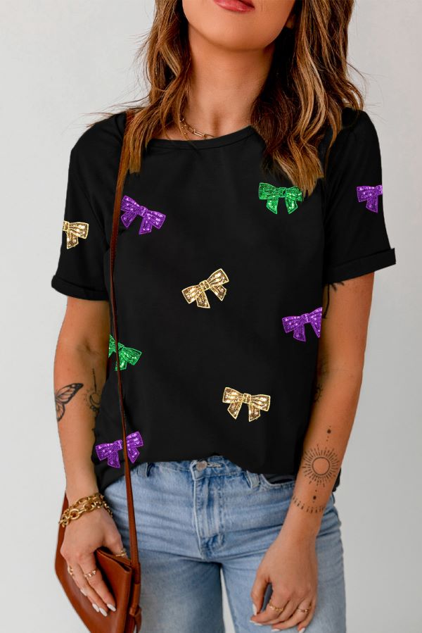 Graphic Sequin T Shirts