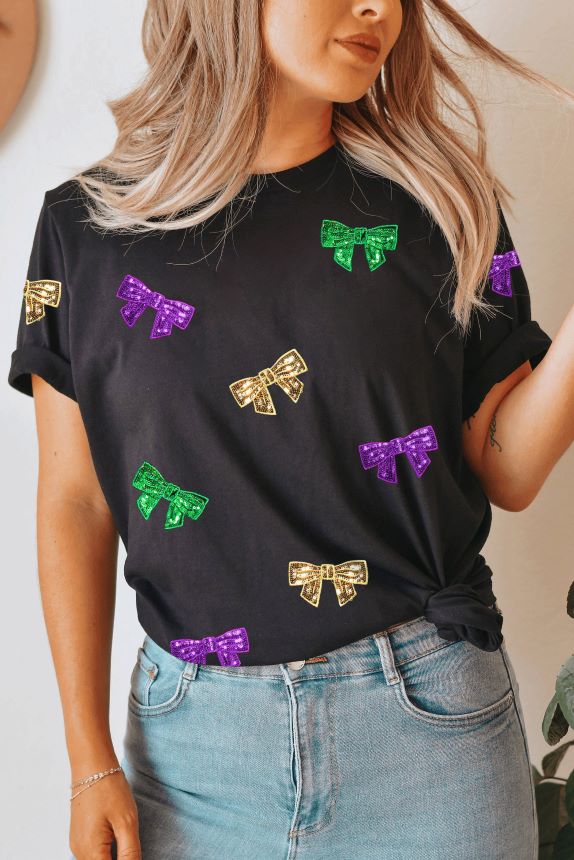 Graphic Sequin T Shirts