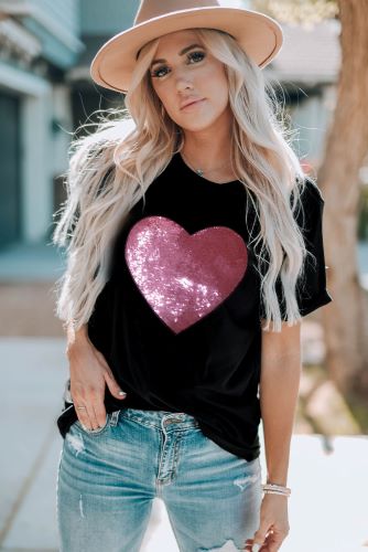 Graphic Sequin T Shirts