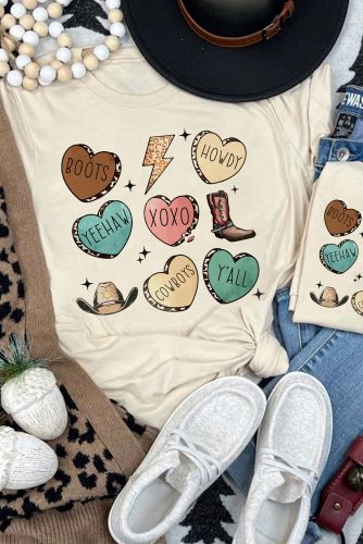 Graphic Sequin T Shirts