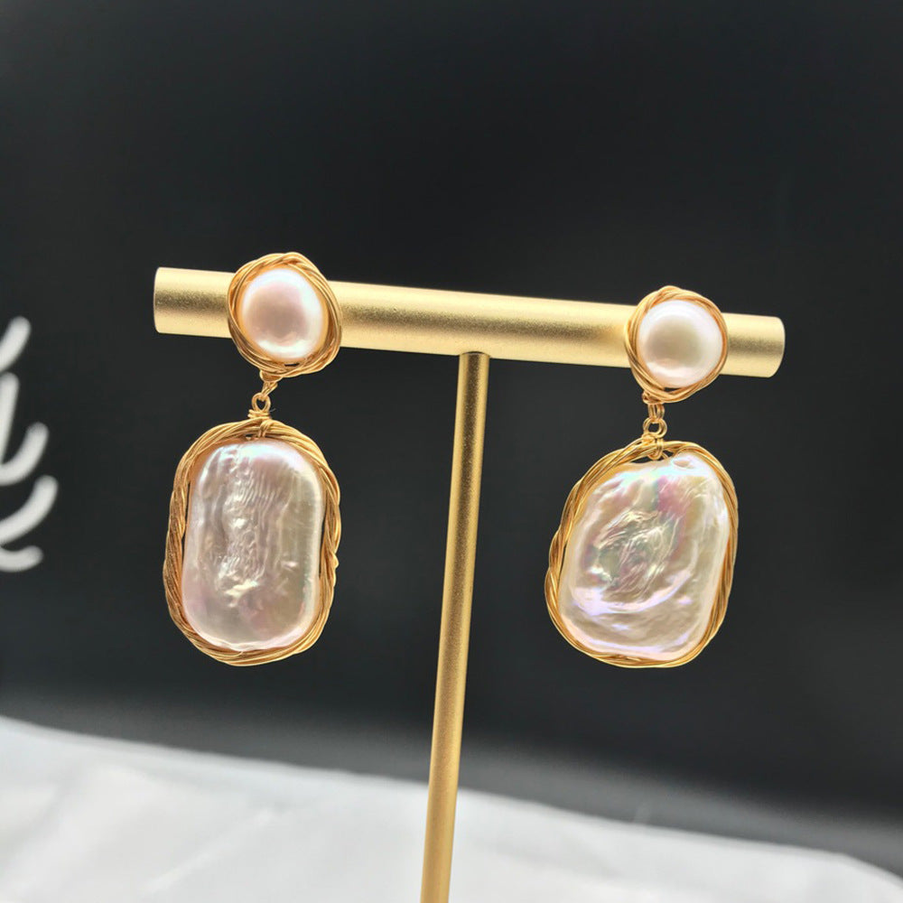 Freshwater Pearl Drop Earrings