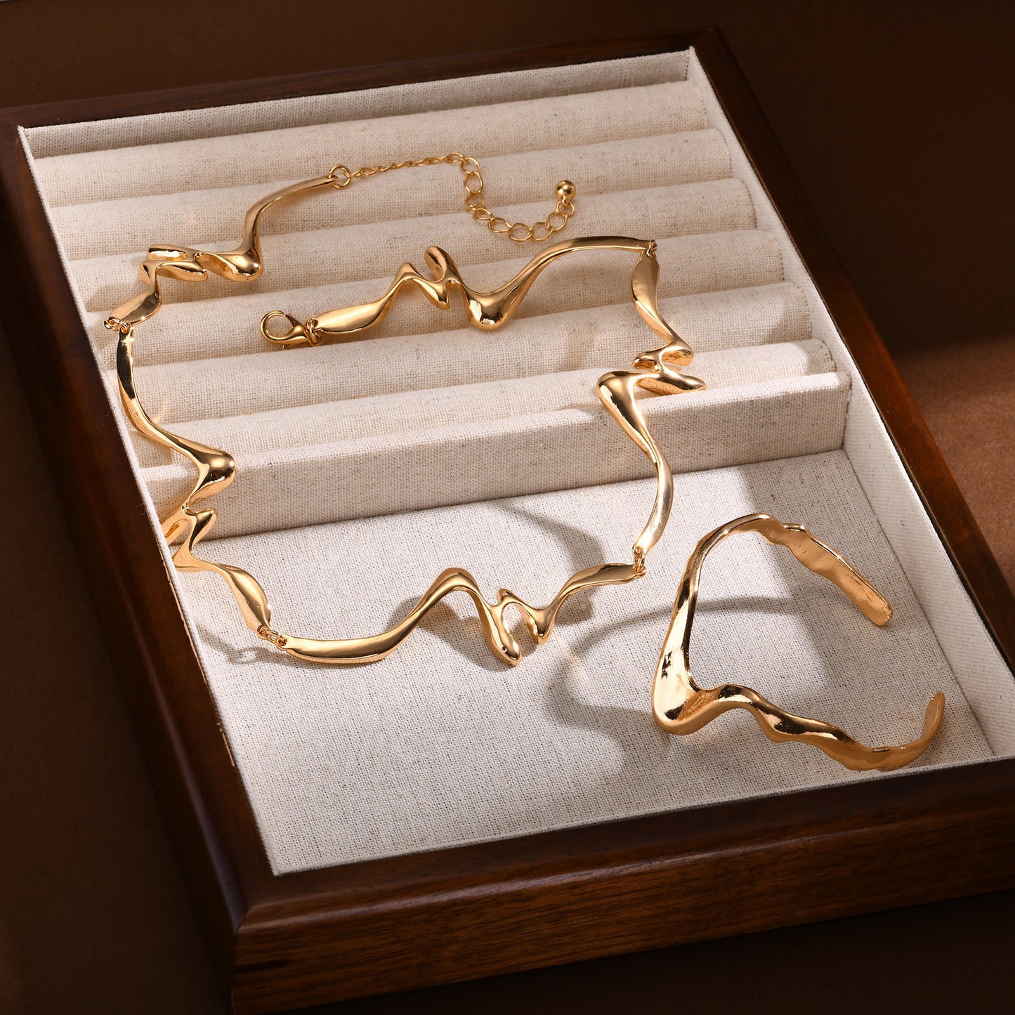 Abstract Exaggerated Liquid Necklace/Bracelet