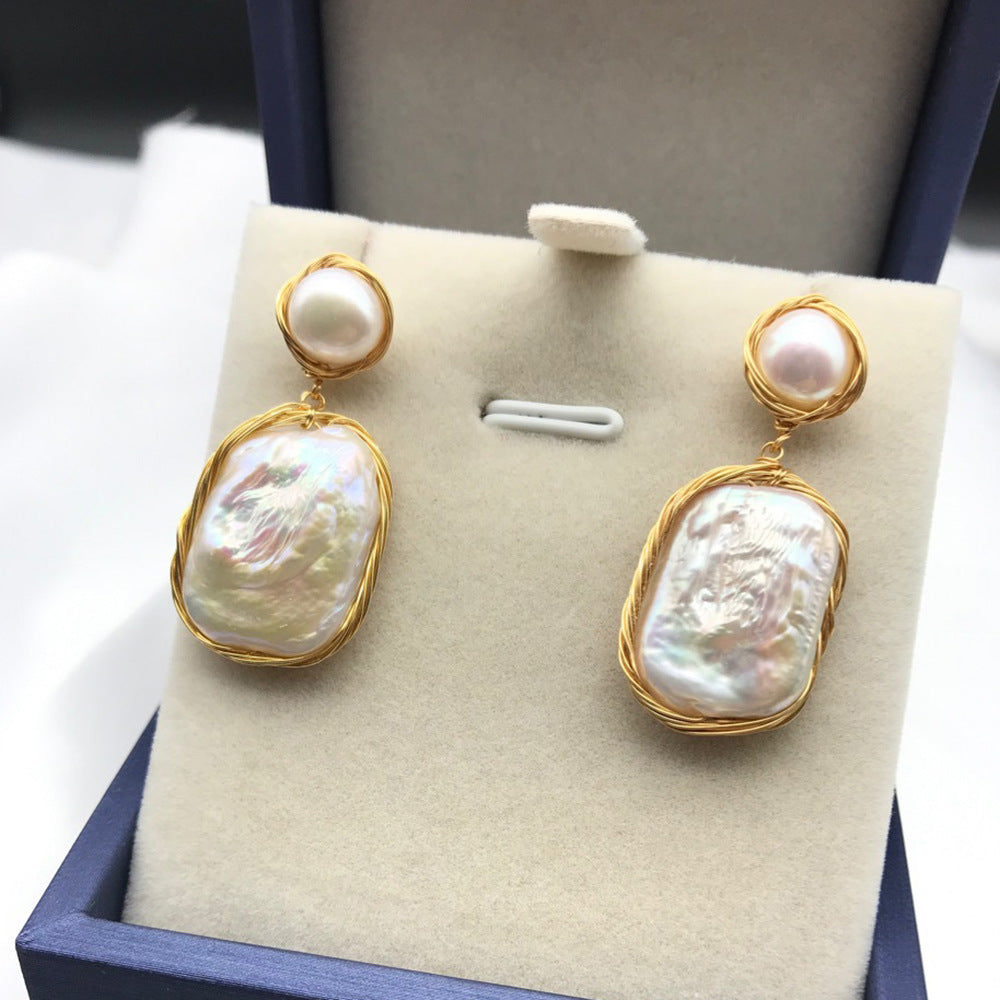 Freshwater Pearl Drop Earrings