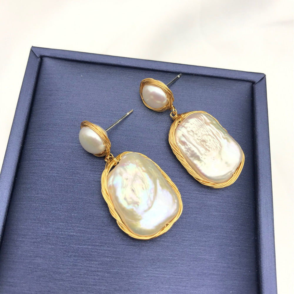 Freshwater Pearl Drop Earrings