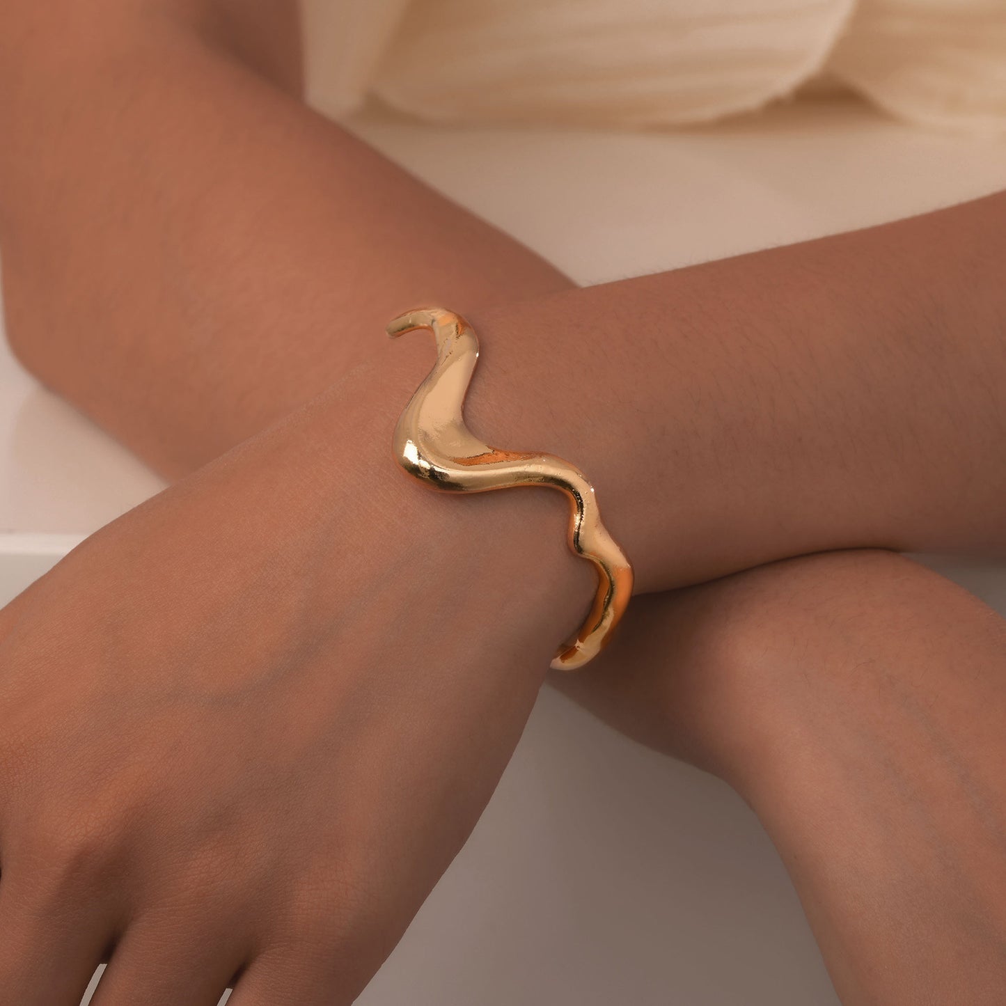 Abstract Exaggerated Liquid Necklace/Bracelet