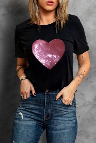 Graphic Sequin T Shirts