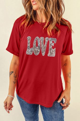 Graphic Sequin T Shirts