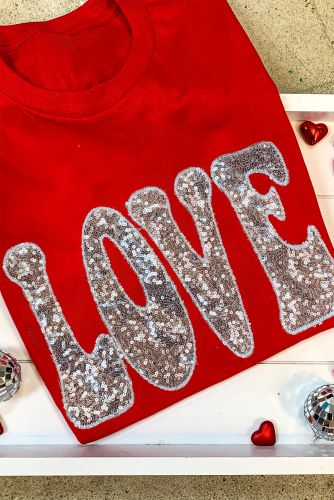 Graphic Sequin T Shirts