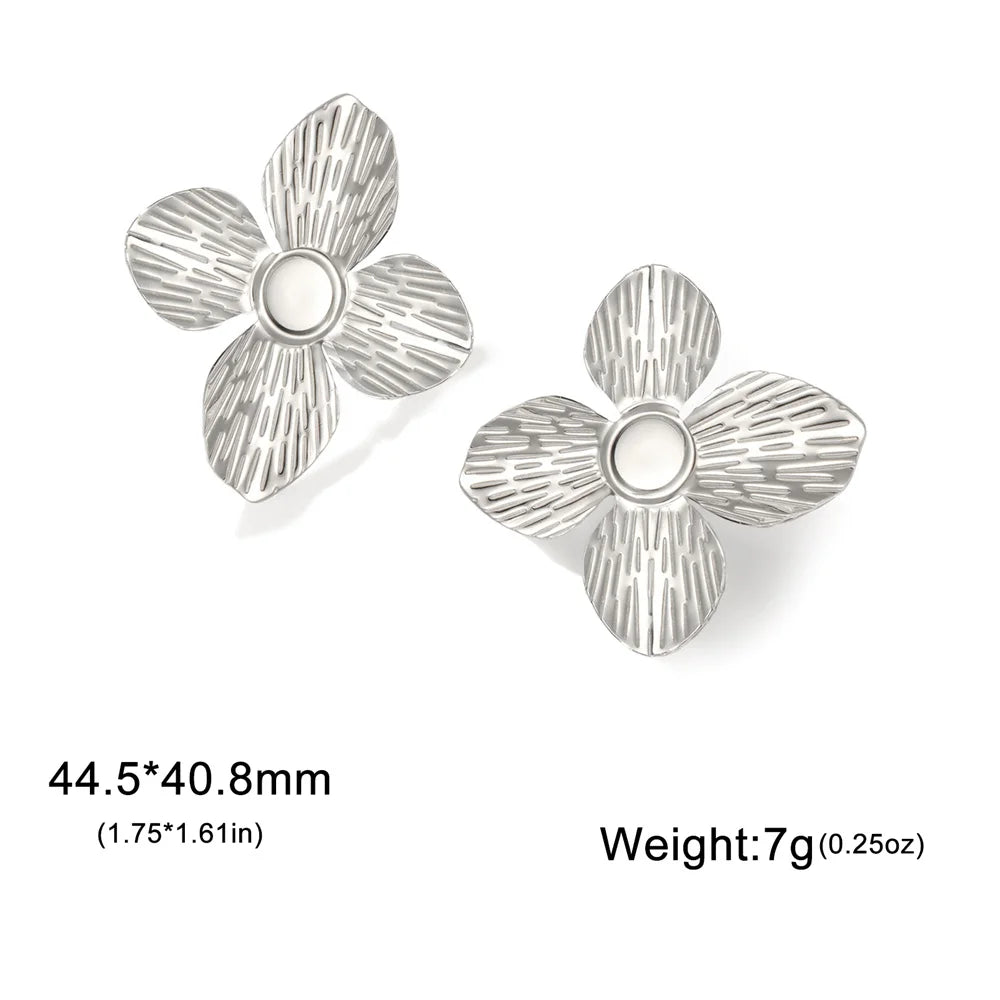 Big Flower Earrings