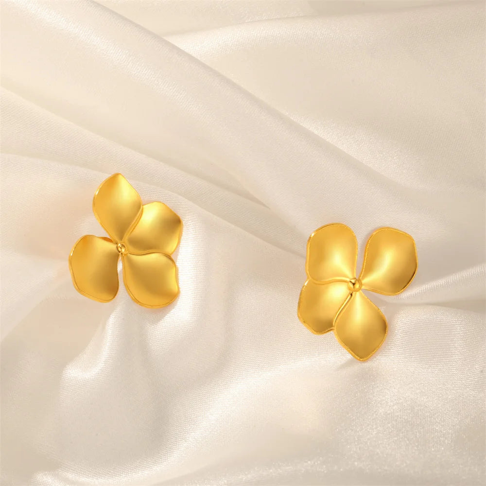 Big Flower Earrings