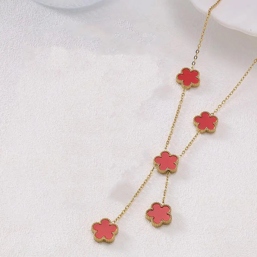 Stainless Steel Flower Jewelry